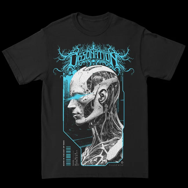 "GONE IS THE DAY OF MAN" Single Sided T-shirt